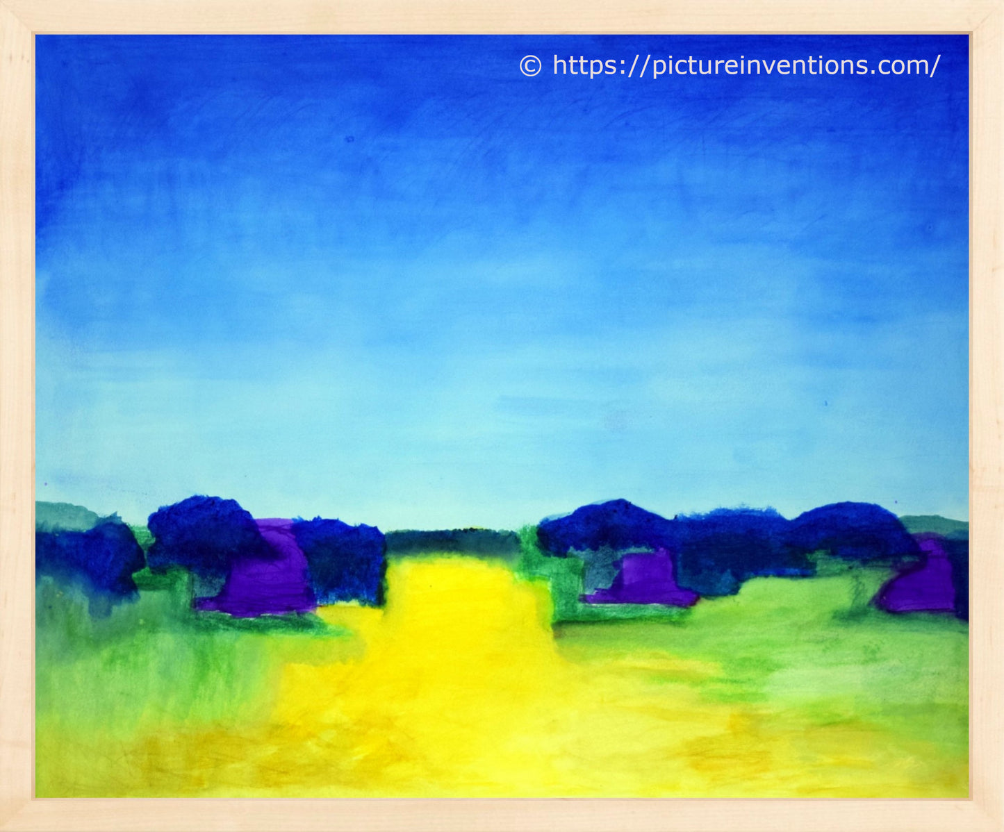 Framed Paper Print Sapphire 10106