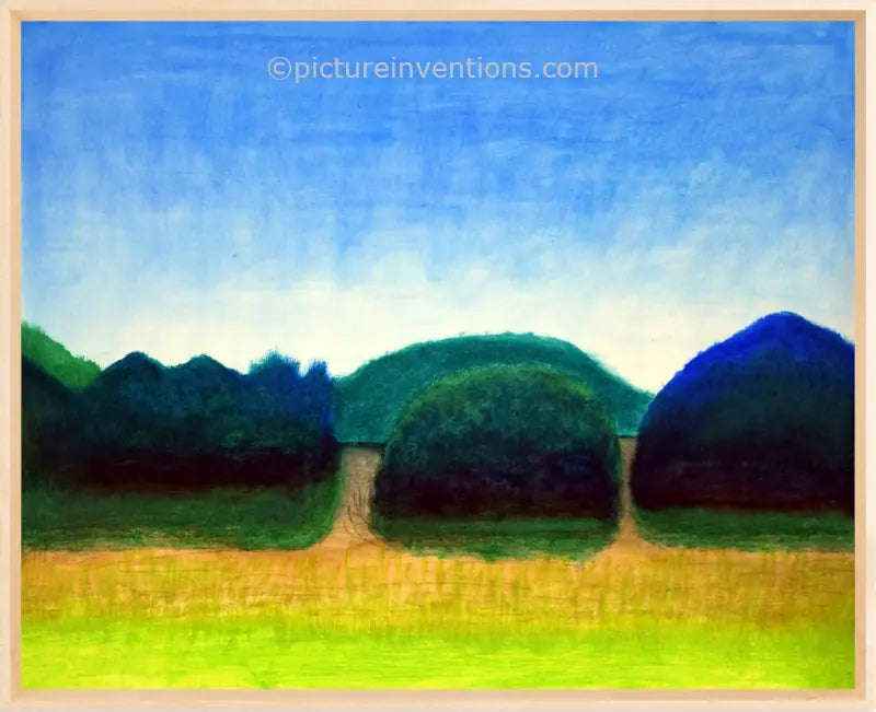 Framed Canvas Print Room 10231