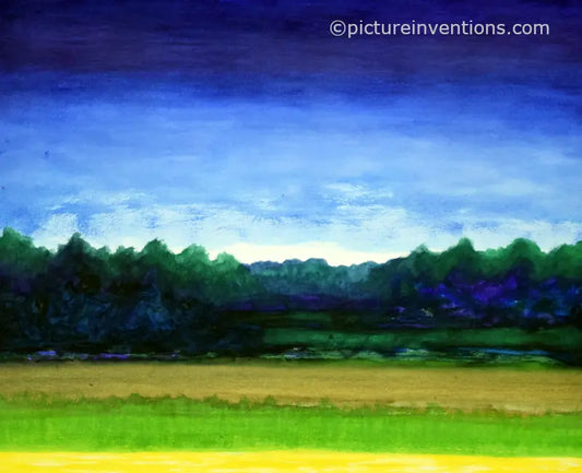 Framed Canvas Print Before the Storm 10317
