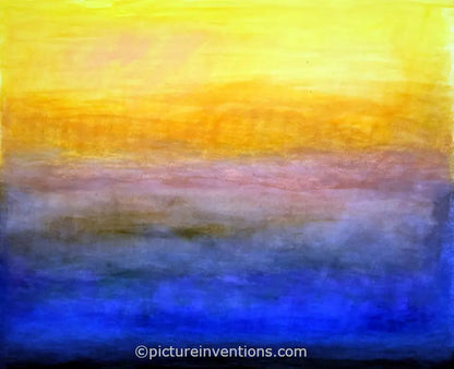 Framed Canvas Print Sunburst 10133