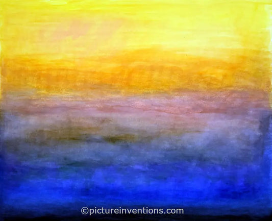 Framed Canvas Print Sunburst 10133
