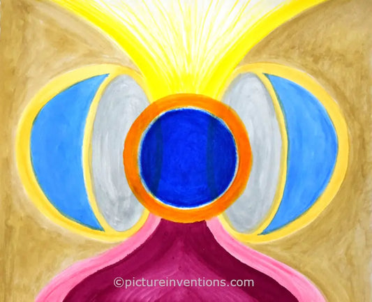 Framed Paper Print Sphere 10271