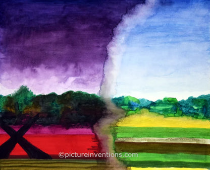 Framed Paper Print After the Storm 10253