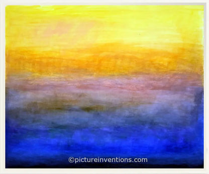 Framed Canvas Print Sunburst 10133