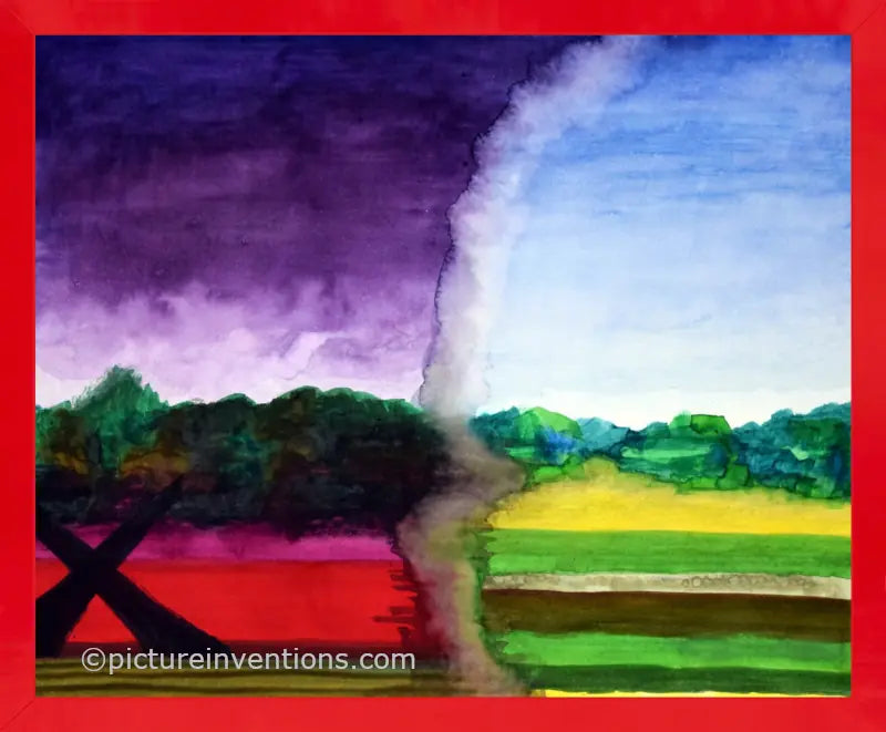 Framed Paper Print After the Storm 10253