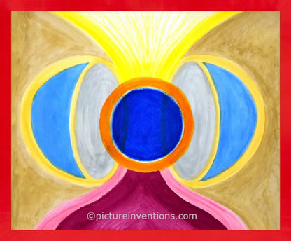 Framed Paper Print Sphere 10271