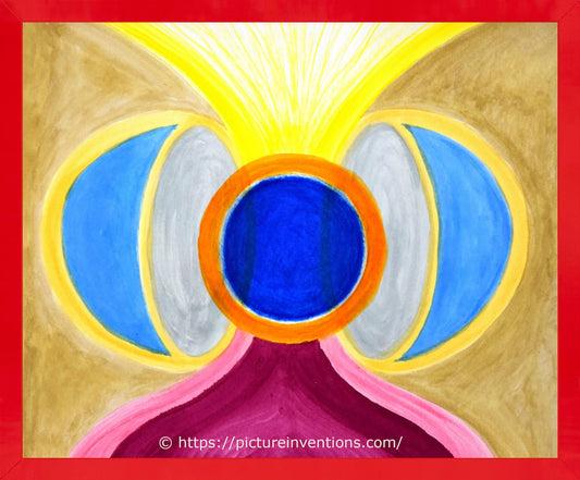 Framed Paper Print Sphere 10271